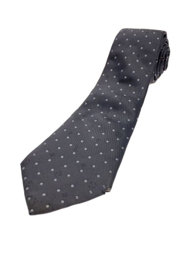 商品画像：ネクタイ/シルク/GRY/ドット/メンズ 1