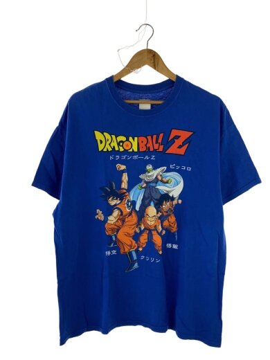 商品画像：Tシャツ/XL/コットン/BLU/プリント 1