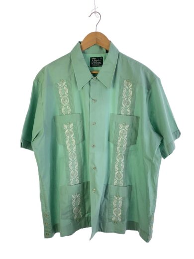 商品画像：半袖シャツ/XXL/ポリエステル/GRN 1