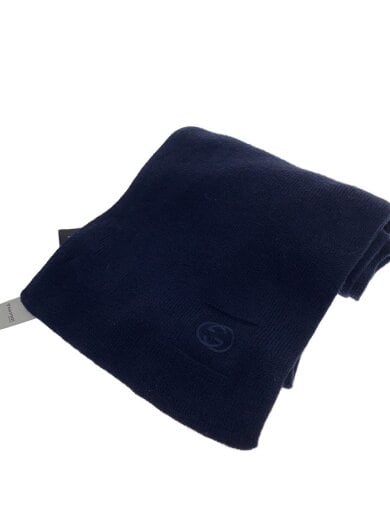 商品画像：マフラー/ウール/NVY/無地/メンズ/550601 1