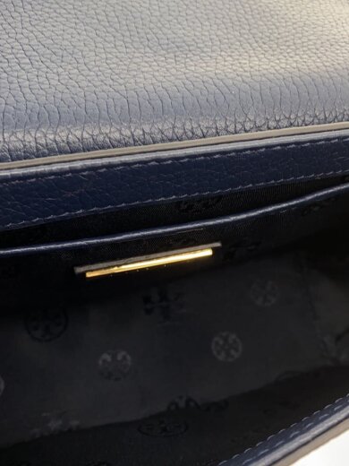 商品画像：ショルダーバッグ/レザー/NVY 6