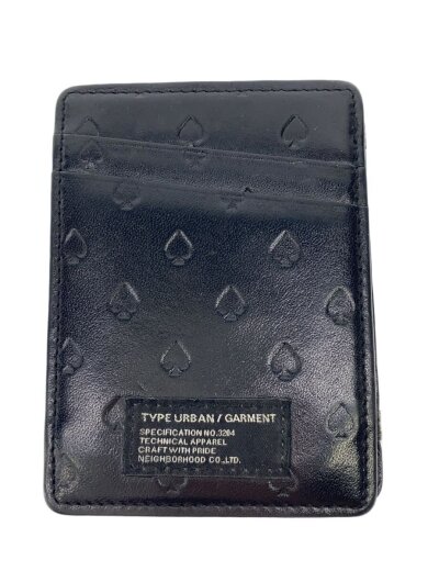 商品画像：カードケース/レザー/BLK/メンズ 1