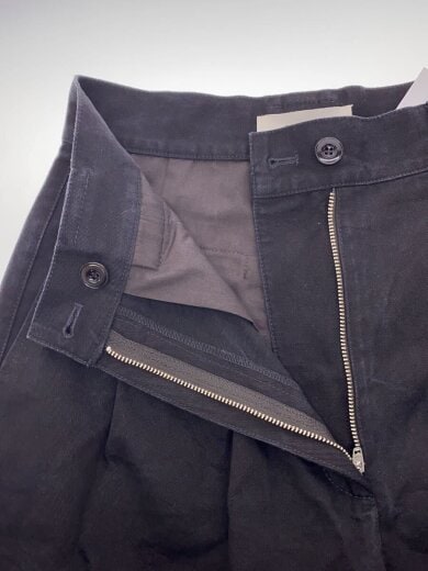 商品画像：ワイドパンツ/36/コットン/BLK/無地/12420718 3