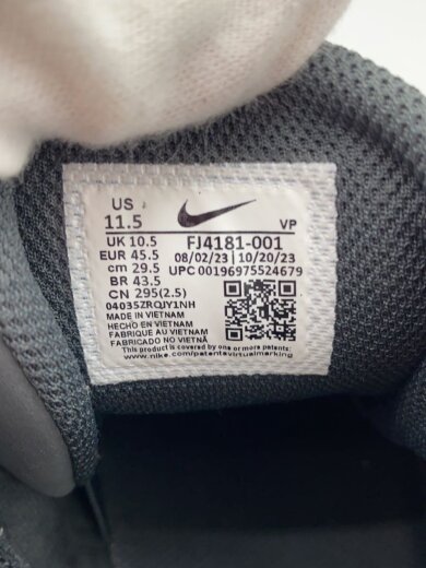 商品画像：ハイカットスニーカー/29.5cm/GRY/fj4181-001 5