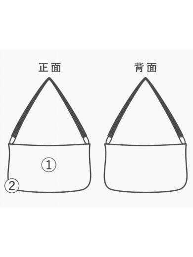 商品画像：ショルダーバッグ/レザー/NVY/無地 9