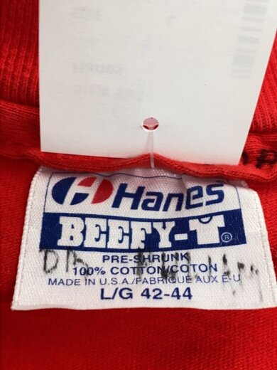 商品画像：Tシャツ/L/コットン/RED/プリント// 3