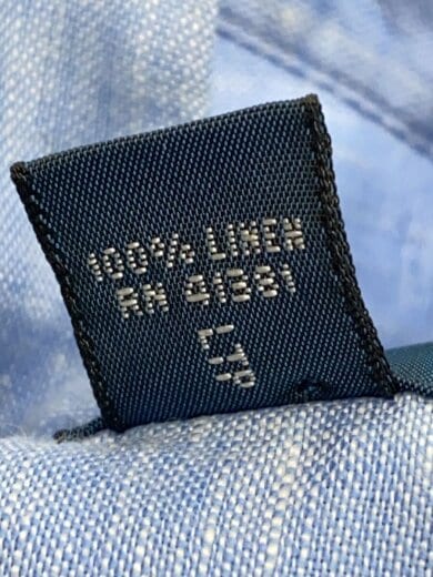 商品画像：半袖シャツ/XL/リネン/BLU// 5