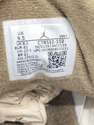 商品画像：エア ジョーダン 3/27.5cm/BRW 5