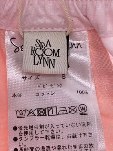 商品画像：ワイドパンツ/S/コットン/PNK/無地/122545554 4