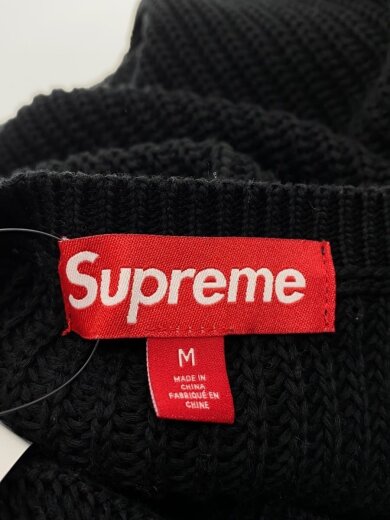 商品画像：ニット・セーター(厚手)/M/コットン/BLK/無地// 3