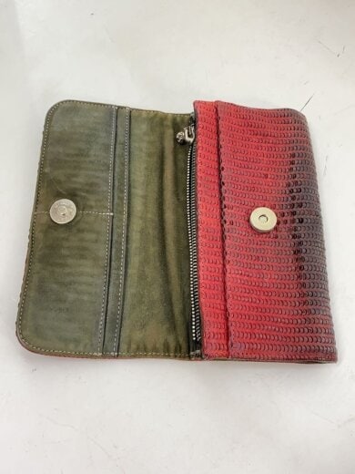 商品画像：長財布/レザー/RED/メンズ/ジュディ 4