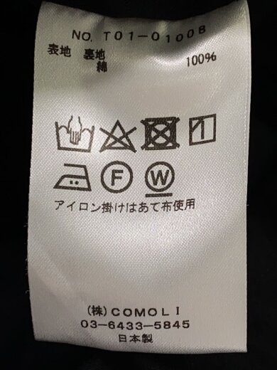 商品画像：ブルゾン/2/コットン/BLK/T01-01008// 5