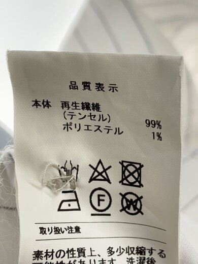 商品画像：半袖シャツ/3/コットン/WHT/ストライプ// 4