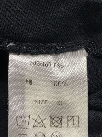 商品画像：Tシャツ/XL/コットン/BLK/プリント/24bott35// 4