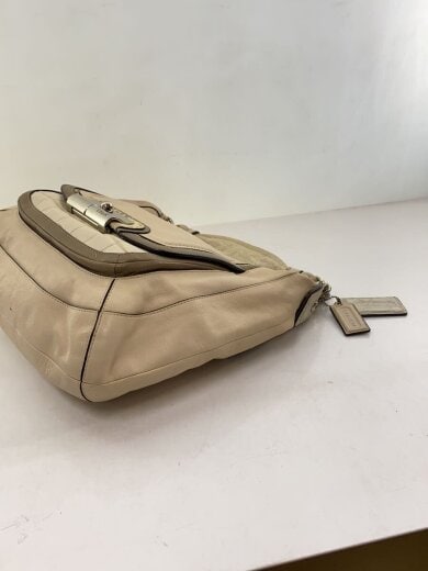 商品画像：ショルダーバッグ/レザー/BEG/無地/16803 6