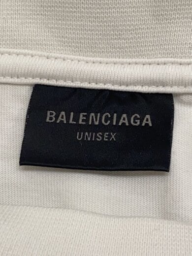 商品画像：Tシャツ/L/コットン/WHT/無地/744439 3