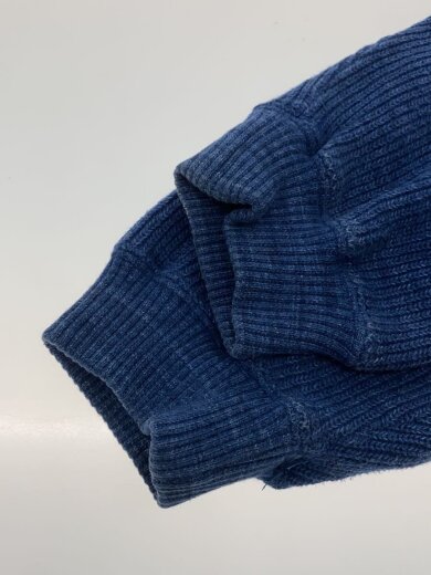 商品画像：ニット・セーター(厚手)/L/コットン/BLU/無地 5