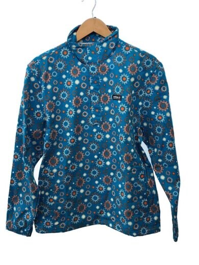 商品画像：ジャケット/S/コットン/BLU/総柄 1