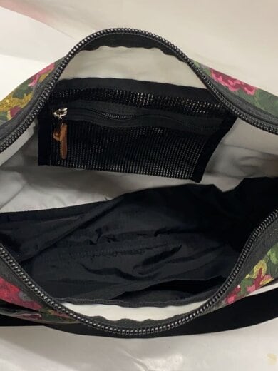 商品画像：マイティーサチェッル/ショルダーバッグ/ポリエステル/GRN/花柄 6