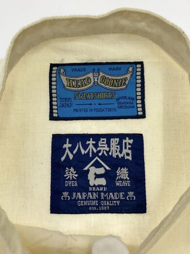 商品画像：長袖シャツ/XL/コットン/WHT/無地 3