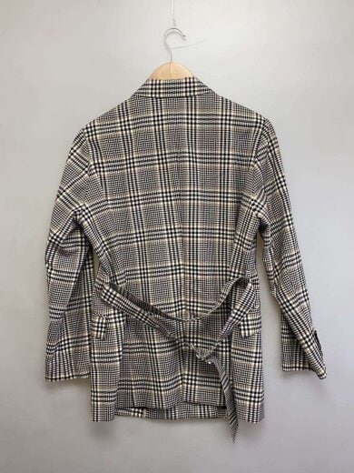 商品画像：テーラードジャケット/0/ポリエステル/BRW/チェック/63-16-0026-111 2