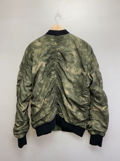 画像：DIESELフライトジャケット/XL/ポリエステル/GRN/カモフラ2