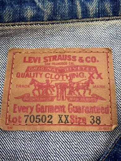 商品画像：Gジャン/38/コットン/IDG/70502XX 3