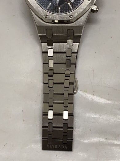 商品画像：BINKADA/自動巻腕時計/アナログ/ステンレス/BLK/SLV/7120/箱・コマ付 5