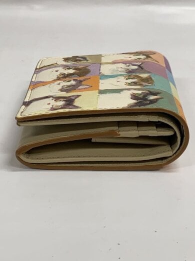 商品画像：2つ折り財布/牛革/マルチカラー/総柄/レディース/075-1522-1-0-98/箱付// 3