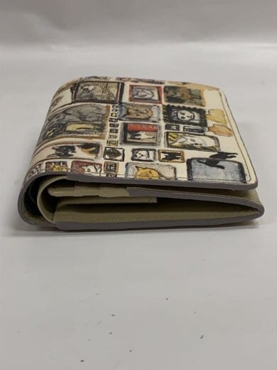 商品画像：2つ折り財布/牛革/マルチカラー/総柄/レディース/額縁猫絵コレクション// 5