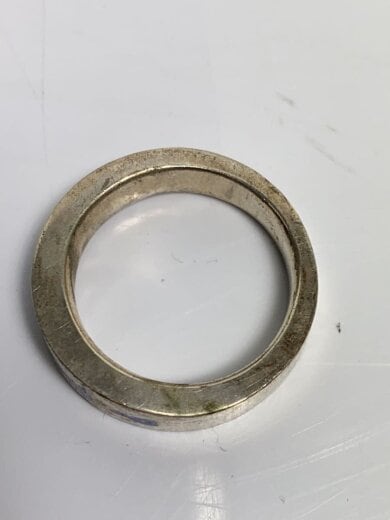 商品画像：ロゴプリントリング/SV925/シルバー/16.5号/キズ有 4