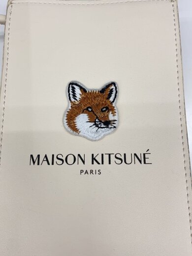 画像：MAISON KITSUNEショルダーバッグ/--/WHT5