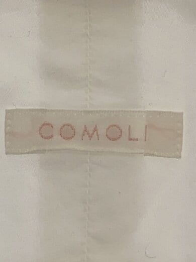 商品画像：長袖シャツ/--/コットン/WHT/無地/V01-02001 3