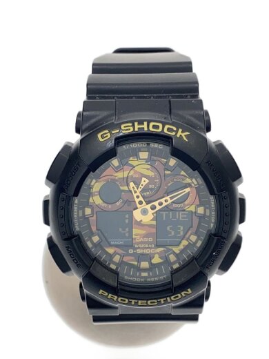 商品画像：クォーツ腕時計/デジタル/BLK/GA-100CF-1A9JF 1