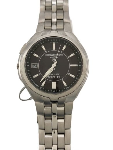 商品画像：ソーラー腕時計/アナログ/BLK/SLV 1