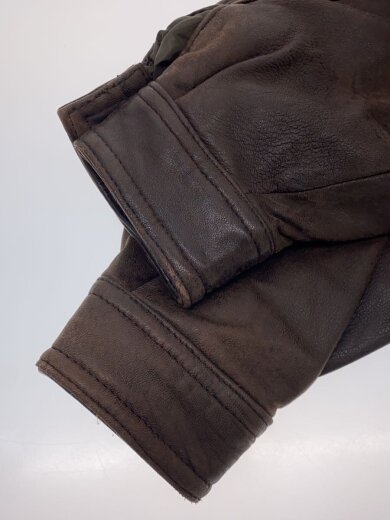 商品画像：レザージャケット・ブルゾン/L/羊革/BRW 5