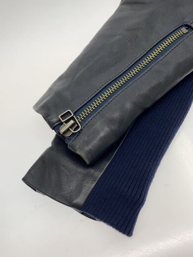 商品画像：レザージャケット・ブルゾン/1/羊革/NVY 5