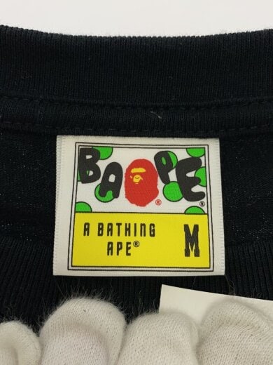 商品画像：Tシャツ/M/コットン/BLK/無地 3