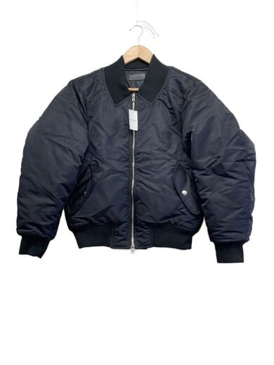 商品画像：オペラボンバージャケット/フライトジャケット/--/ナイロン/BLK/無地 1