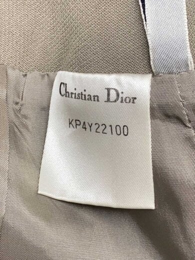 画像：Christian Diorスカート/M/ポリエステル/KHK/無地/KP4Y221005