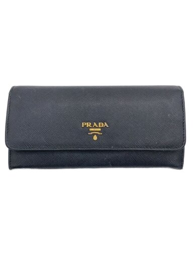 商品画像：長サイフ/牛革/BLK/無地/レディース 1