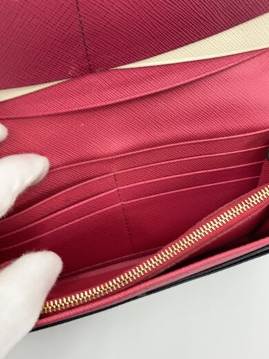 商品画像：長サイフ/牛革/BLK/無地/レディース 6