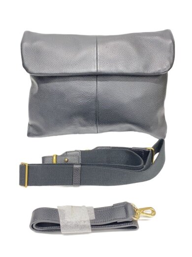 商品画像：ショルダーバッグ/レザー/BLK 1