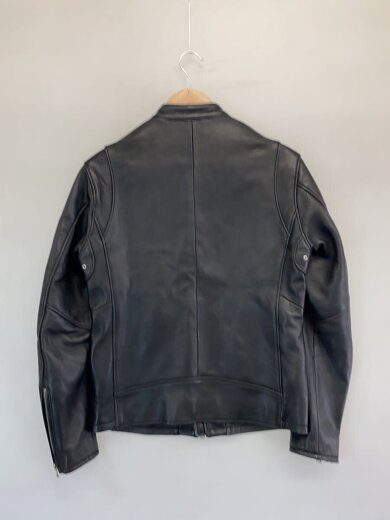 商品画像：シングルライダースジャケット/M/羊革/BLK/1225-199-7631 2