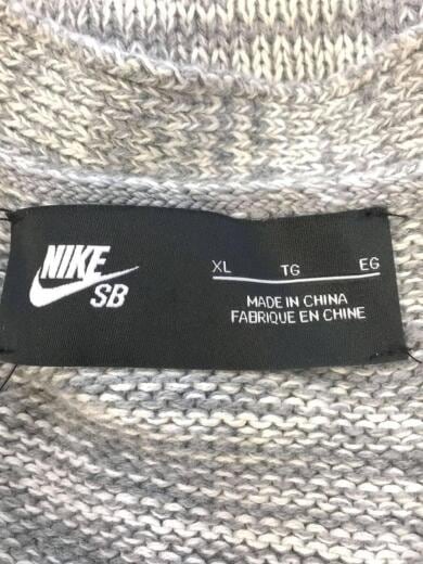 画像：NIKE SBカーディガン(薄手)/XL/コットン/GRY/AT3410-0633