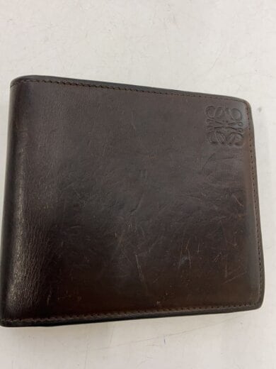 商品画像：2つ折り財布/レザー/BRW/無地/メンズ 8