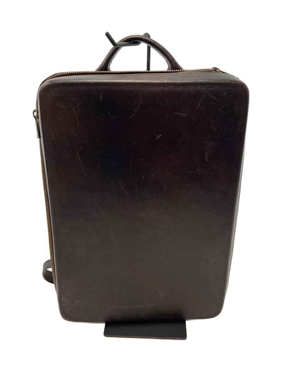 MOTHERHOUSE / アンティークミニマルバックパック/リュック/レザー/BRW