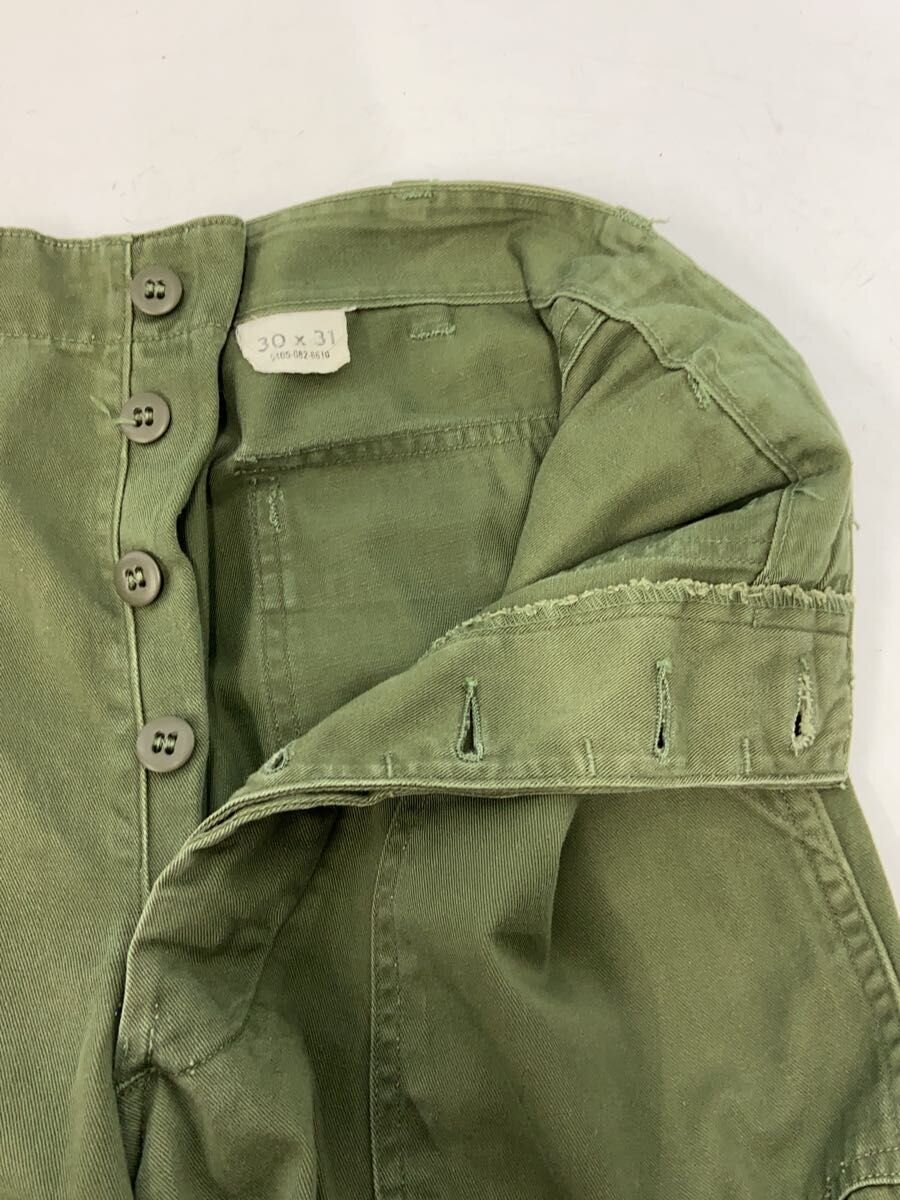 MILITARY / ボトム/30/コットン/GRN/無地/8405-082-6610