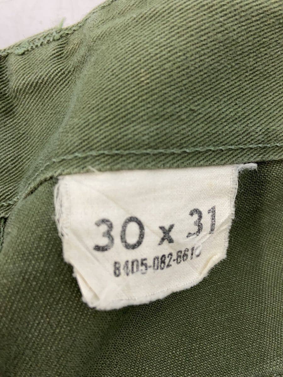 MILITARY / ボトム/30/コットン/GRN/無地/8405-082-6610