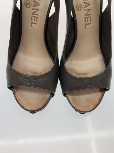 商品画像：サンダル/35.5/BRW/レザー/スリングバック 6